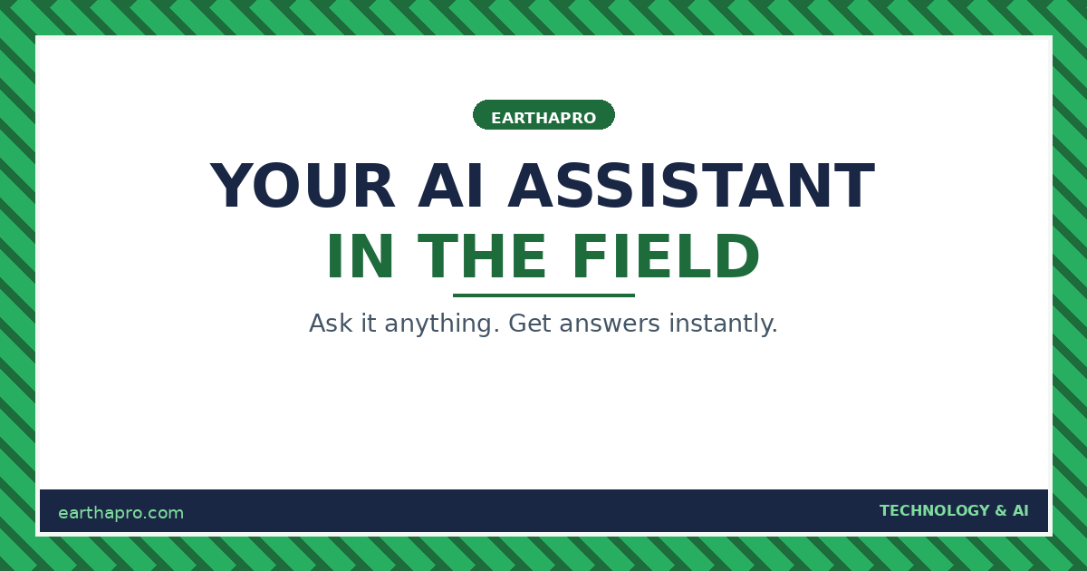 AI Chat in EarthaPro: Your Personal Assistant in the Field