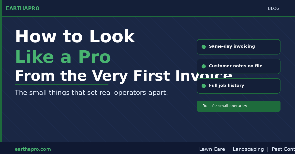 How to Look Like a Pro From the Very First Invoice