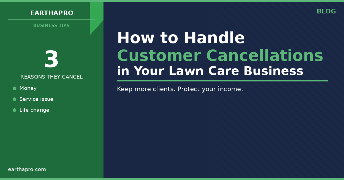 How to Handle Customer Cancellations in Your Lawn Care Business