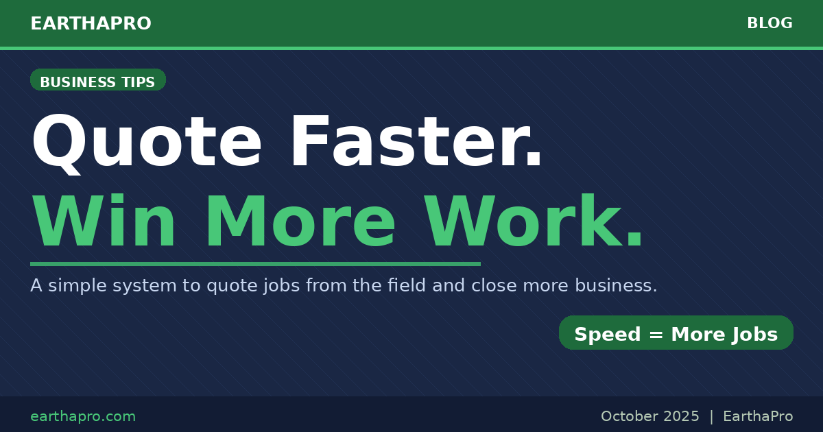 How to Quote Lawn Care Jobs Faster and Win More Work