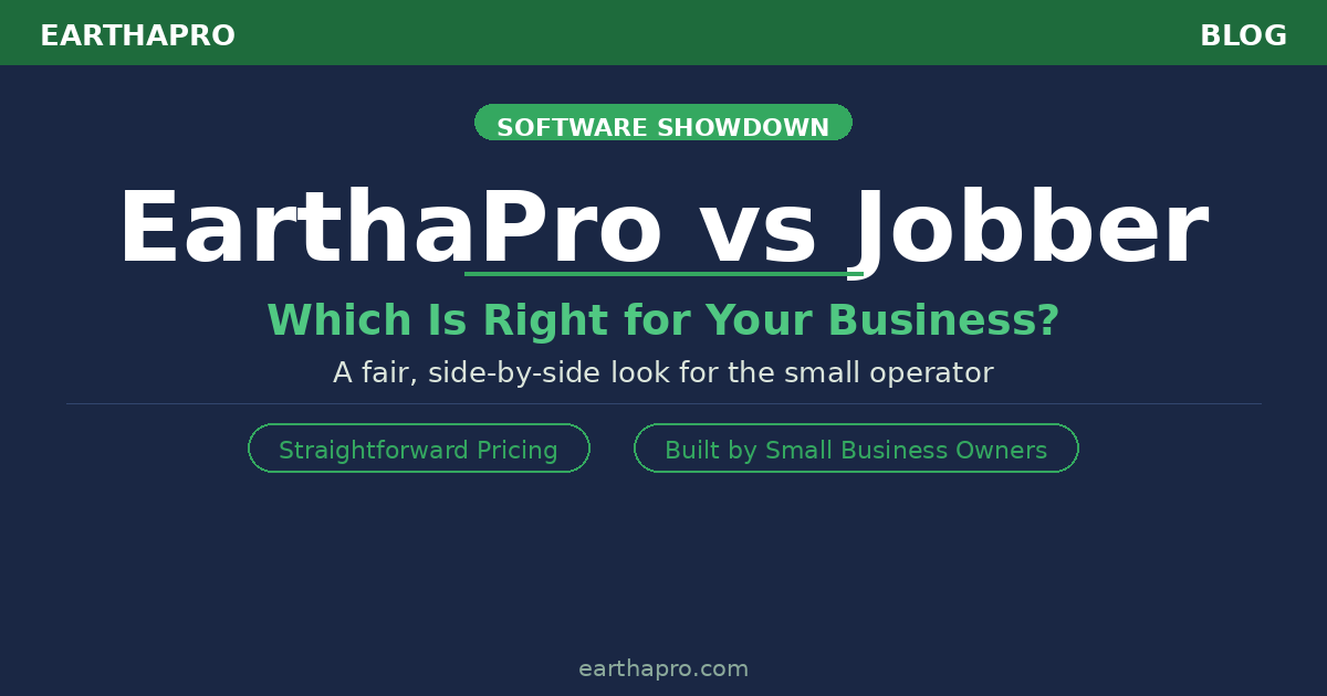 EarthaPro vs Jobber: Which Is the Better Fit for a Small Lawn Care Business?